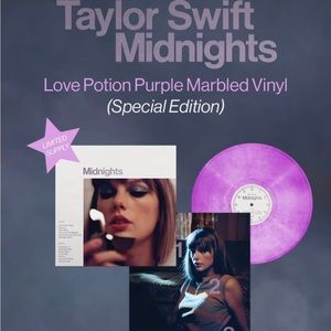 Taylor Swift midnights vinyl love potion purple marbled (special edition)